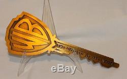 Warner Brothers Studio Key to the Studio RARE COLLECTABLE Prop Gift Movie WB