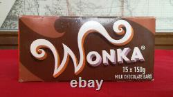 Wonka Bar Case Screen Used Movie Prop Charlie & The Chocolate Factory Sun Fade