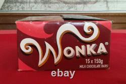 Wonka Bar Case Screen Used Movie Prop Charlie & The Chocolate Factory Sun Fade