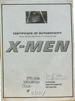 X-MEN the MOVIE (2000) Screen-Used Original Prop WOLVERINE'S ALARM CLOCK withCOA
